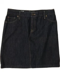 TOMMY HILFIGER Womens Denim Skirt US 8 Medium W34 Navy Blue Cotton BL07 - Picture 1 of 3