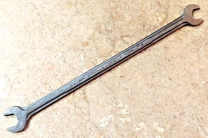 Western Giant Doppelmaul-Stößel Schraubenschlüssel 7/16" x 1/2", 9-3/8" lg. Made in USA - Bild 1 von 10