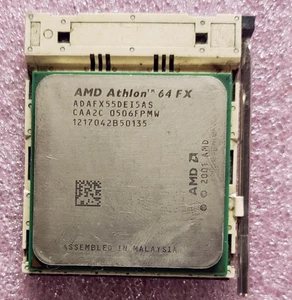 Scarce unlocked AMD Athlon 64 FX-55 socket 939 CPU ADAFX55DEI5AS, 2.6 GHz, 1MB - Picture 1 of 2