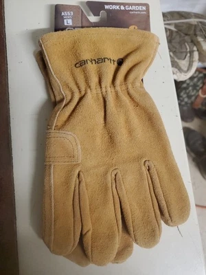 Nuevo A553 Guantes Cuero Grano Puño Seguridad Trabajo Carhartt Hombre L Trabajo y Jardín Foto 1 de 4