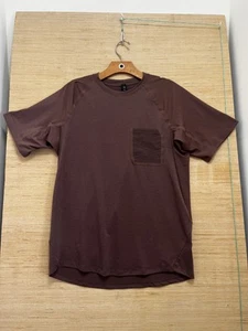 Lululemon Shirt Mens Small Short Sleeve Pocket Athletic Gym Recycled Fabric - Picture 1 of 5