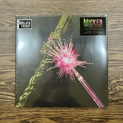 WICKED FOR GOOD The Soundtrack RSD BLACK FRIDAY 2025 2LP Vinyl Record SEALED! - Image 1 of 2