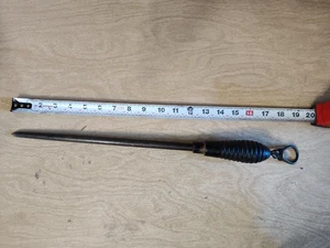 Vintage Hoffmann glatte Honstange 19" Holzgriff - Bild 1 von 5