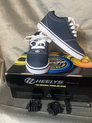 #7149. Heeys Navy/White Pro 20. Youth Size 13C NEW WITH BOX - Image 1 of 4