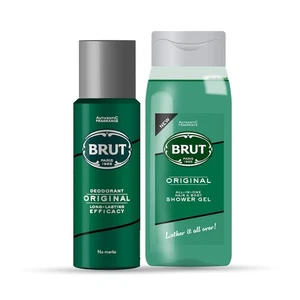 Brut Original Deodorant 200ml With All In One Shower Gel 500ml - Picture 1 of 8