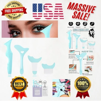 Compact Silicone Eyeliner Shields - Effortless Makeup for All Skin Types - Image 1 of 4