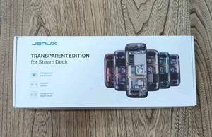 JSAUX Transparent Edition Clear for Steam Deck Back Cover Back Plate - Photo 1/1