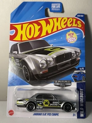 Jaguar XJC V12 2025 cupé exclusivo de Zamac Walmart #238/250 Guerra Mundial #4/5 Hot Wheels Foto 1 de 4