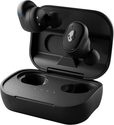 Skullcandy Grind In-Ear Wireless Earbuds | 40 Hr Battery, Skull-iQ Alexa | Black - Image 1 of 4