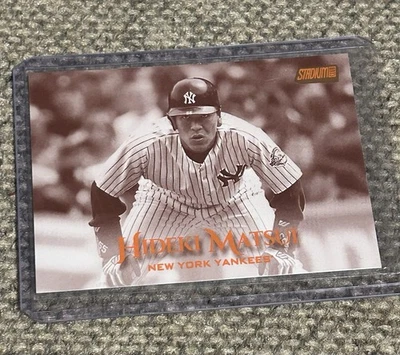 2019 Topps Stadium Club Orange Hideki Matsui New York Yankees #197 - Image 1 of 2