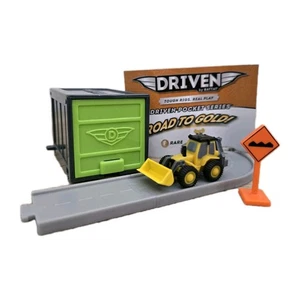 DRIVEN by BATTAT Pocket Series YELLOW BACKHOE LOADER Mini (Road To Gold Edition) - Picture 1 of 7