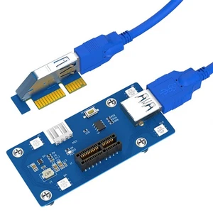 2-In-1-PCI-Express-PCI-E-Riser-Karte für 1X/4x/8x/16 X mit Automatischer LE2493 - Bild 1 von 7
