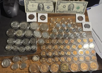 Huge Lot Collection Estate, 90% Silver, .999 Silver, 90 Coins *See Description* - Image 1 of 4