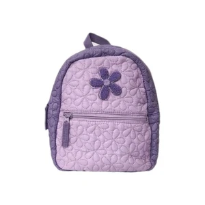 Cat & Jack 10" Kleinkind gesteppter Blumen Rucksack-lila (einfach abwischbare Keime weg) - Bild 1 von 3