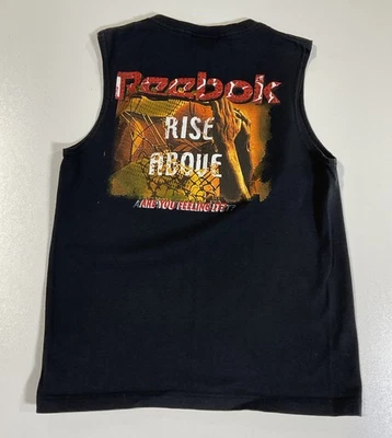 Camiseta sin mangas de baloncesto Reebok vintage talla juvenil M Dunking Cyber años 90 Foto 1 de 4