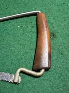 Vintage Bow Frame Keyhole / Pruning Saw 7” Blade Bakelite Handle - Picture 1 of 10