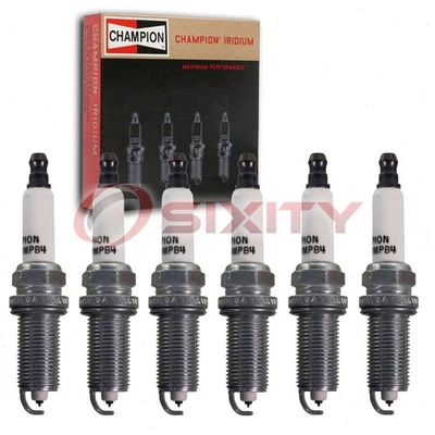 6 pc Champion Iridium Spark Plugs for 2006-2012 Toyota RAV4 3.5L V6 Ignition oy - Image 1 of 4