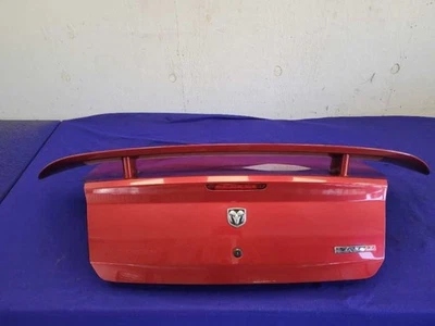 2006-2010 Dodge Charger SRT8 6.1L Trunk Decklid Rear Back Wing Paint Maroon  - Image 1 of 4