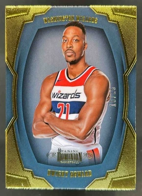2018-19 Panini Dominion Dwight Howard Gold #/25 Wizards - Image 1 of 2
