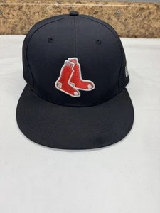 Vintage 90s Boston Red Sox Fitted Large Hat MLB The G Cap Baseball Dark Blue - Bild 1 von 5