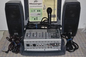 Excellent!! Peavey Messenger M100 Portable Suitcase Pa System - Picture 1 of 5