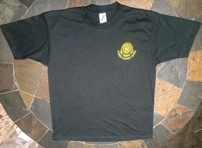 Vintage Black Florida Highway Patrol Jerzee Large Single Stitch T-Shirt USA Made - Image 1 of 4