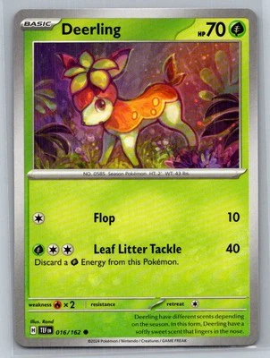 Deerling #016/162 SV05: Temporal Forces Common - Pokemon Cards C93 - Image 1 of 2
