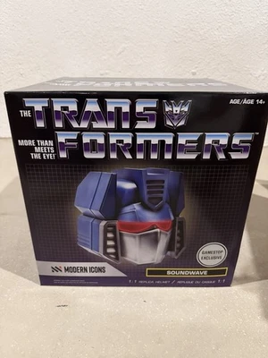 Modern Icons Transformers Soundwave Electronic Helmet G1 Type Gamestop Exclusive - Image 1 of 4