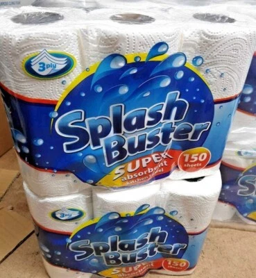 ONEONE 24 rollos de cocina 3 capas blanco calidad estampado en relieve lujo absorbente extra