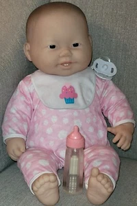 Berenguer Babies 19" Cuddle Chubby Teeth Thumb Sucker Asian Weighted Baby Doll - Picture 1 of 10