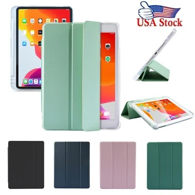 For iPad 5th/6th/7th/8th/9th Generation 10.2" Flip Stand Case With Pencil Holder - Image 1 of 4