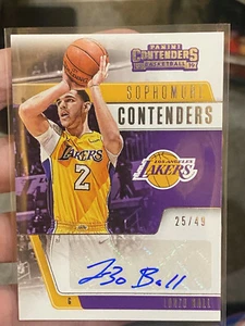 2018-19 Contenders Lonzo Ball Auto 25/49 Sophomore Contenders Lakers  - Bild 1 von 11