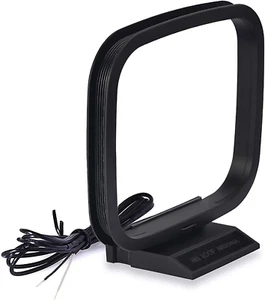 AM Loop Antenna with 2 Pin Bare Wire Compatible with Pioneer Yamaha Marantz Pyle - Picture 1 of 12