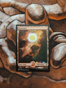 Magic the Gathering Hand Painted Guru Style Mountain #4 Unique Custom MTG Alter - Picture 1 of 1