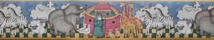 Noah's Ark And Animals Wallpaper Border by Imperial Wallcoverings - Picture 1 of 2