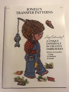 Jonell's Transfer Patterns Loop Embroidery Book 505 68 Iron on Patterns - Picture 1 of 6