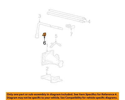 FORD OEM 99-05 Excursion Hood Components Under Hood-Clamp F81Z17091CA Foto 1 de 2