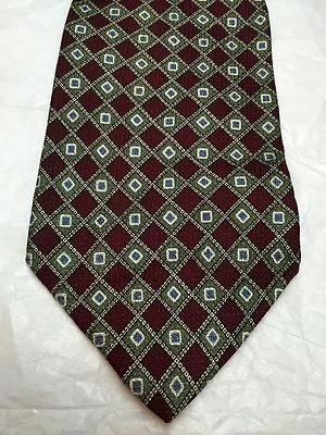 CORBATA HOMBRE RALPH LAUREN DISEÑO GRANATE Y VERDE 60 X 4 Foto 1 de 4