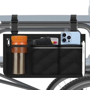 YGYQZ Wheelchair Accessories, Waterproof Wheelchair Bags to Hang on Side with Br - Picture 1 of 12