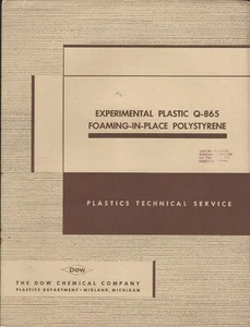 Technical Report - Dow Chemical - Experimental Plastic Q-865 - 1955 (ST24) - Bild 1 von 1