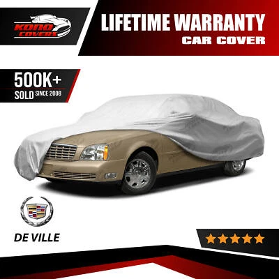 Cubierta de auto Cadillac Deville 5 capas ajuste exterior a prueba de agua lluvia sol polvo nueva generación Foto 1 de 4