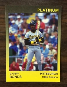 Star Company Barry Bonds 1991 edición limitada juego de platino #/1.000 impresos - Imagen 1 de 8