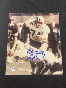 Bob Lilly Dallas Cowboys HOF 80 Autographed Auto Signed 8x10 Photo ~ PSA/DNA - Picture 1 of 5
