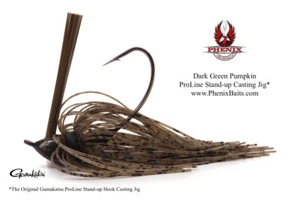 Phenix ProLine Stand-up Casting Jig - Dark Green Pumpkin - Picture 1 of 6