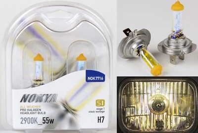 Nokya All Weather H7 Nok7716 55W Two Bulbs Head Light High Beam Replace Upgrade - Image 1 of 4