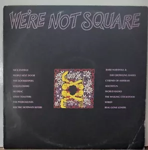WE'RE NOT SQUARE 1990 2XX PUBLIC RADIO CANBERRA COMPILATION POP ROCK REGGAE LP - Picture 1 of 3