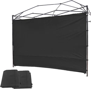 Canopy Sunwall, Instant Tent Sidewalls for 10X10 FT Pop up Canopy, 210D Polyeste - Picture 1 of 12