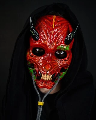 Japanese Demon ONI Mask - Image 1 of 4