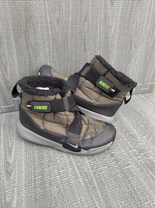 Nike Boots Flex Advance Green Black DD0304 Size 3Y Youth Winter Snow Play - Picture 1 of 7