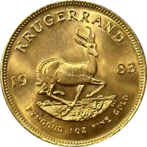 Krügerrand 1 Oz Gold 1983 Südafrika Anlagemünze - Bild 1 von 2